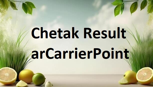 Chetak Result ARCarrierPoint